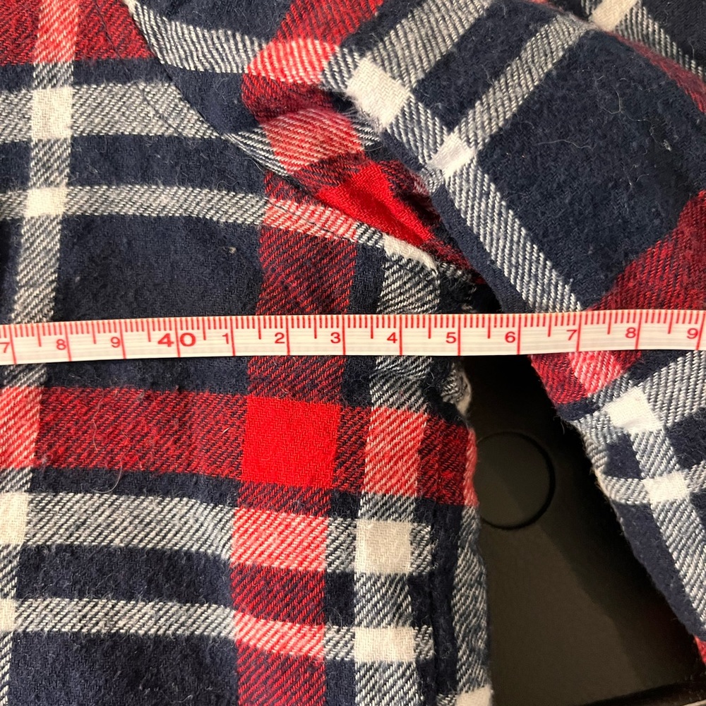 Red Plaid Fleece Lined Flannel - Picture 5 of 7